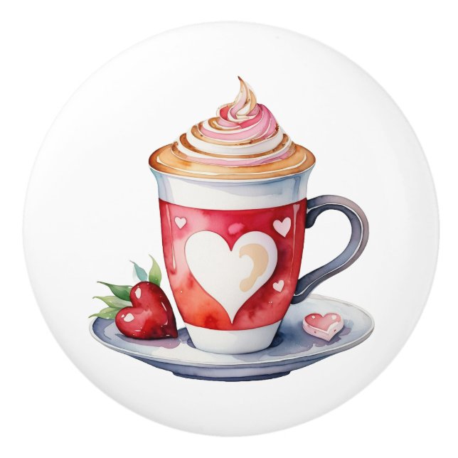 Knöpfe für dekorative Keramik Keramikknauf (Vorderseite)