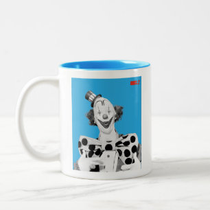 Knöpfe für den Clown Zweifarbige Tasse