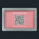 Knöpfe für den QR-Code für Text und Farbband Rechteckige Gürtelschnalle<br><div class="desc">Benutzerdefinierte Farben und Schriftart - Personalisiertes Design Ihrer eigenen Gürtelschnalle mit Ihrer QR Code Scan Info und Custom Text Promotional Business oder Moderne Persönliche Gürtelschnalle / Geschenk - QR Code hinzufügen - Bild - Foto oder Logo / Text - Name oder andere Infos / Nachricht - Neu formatieren und verschieben...</div>