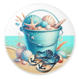 Knöpfe für die Muschel am Strand - SRF Keramikknauf