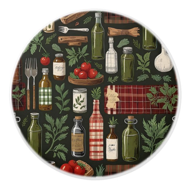 Knöpfe für italienische Keramik Keramikknauf (Vorderseite)