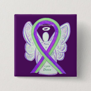 Knöpfe für Lyme-Erkrankungen und Schmerzen Button