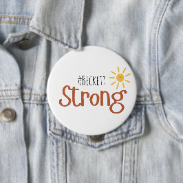 Knöpfe für starke #name Krebserkrankungen bei Kind Button