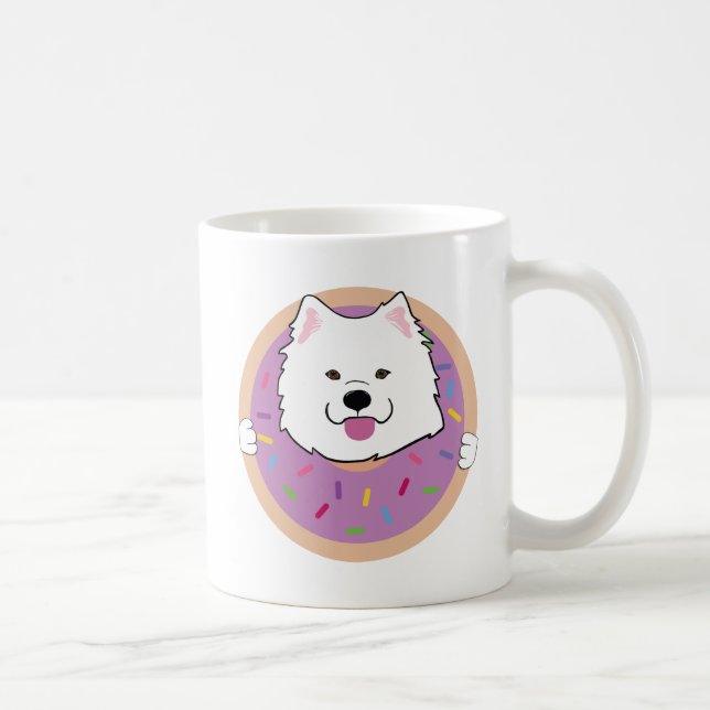 Knöpfe in einem Donut Kaffeetasse (Rechts)