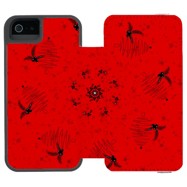 Knöpfe Incipio iPhone Geldbeutel-Hülle (Folio Geöffnet)