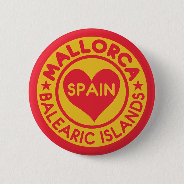 Knöpfe MALLORCA Spanien Button (Vorderseite)