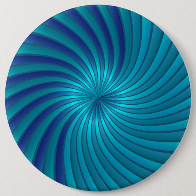 Knöpfen Sie blaue gewundene Turbulenz Button (Vorderseite)