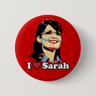 Knopffarbe Herz I Sarahs Palin Button