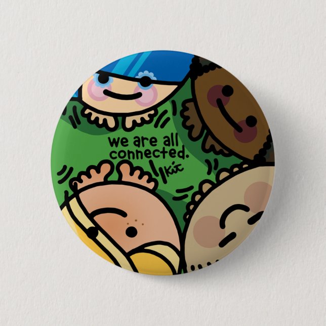 Knopfglaube Button (Vorderseite)