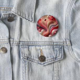 Knopfpin mit abstrakter Kunst Button