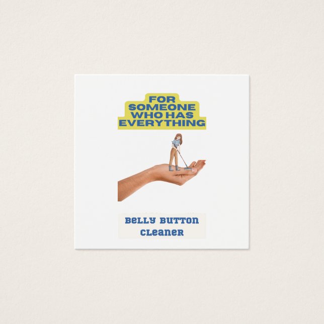 Knopfreiniger, Witz Geschenk, Geschenk für ihn, (Vorderseite)