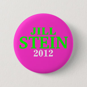 Knopfrosa Jill Stein 2012 Button