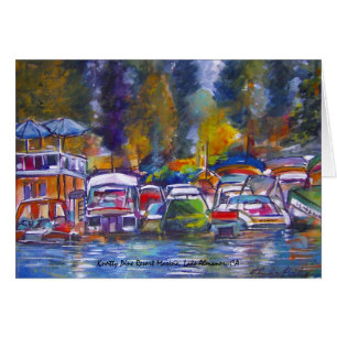 Knorrige Kiefern-Erholungsort-Jachthafen…