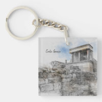 Knossos Palace Schlüsselanhänger - Altes Kreta Sou