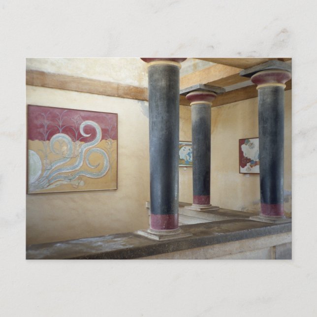 Knossos Temple Postcard Postkarte (Vorderseite)