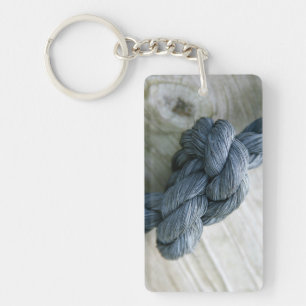 Knot Acryl einseitiger Schlüsselanhänger