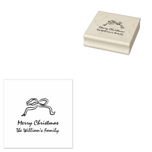 Knot Modern Christmas Gummistempel
