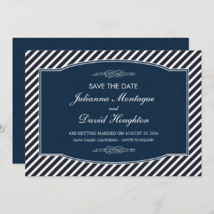 Knoten des Seeleuten - Speichern Sie die Datumskar Einladung