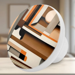 Knoten für geometrische Abstrakte Keramik Keramikknauf