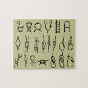 Knoten, hitching, sicher, Krawatten, Puzzle