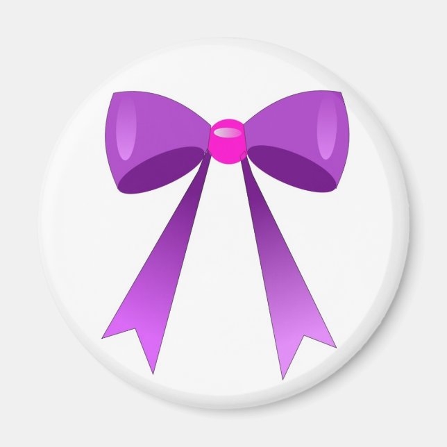 Knoten lila magnet (Vorne)