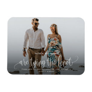 Knotenpunkt Hochzeit Termin Merk Magnet Foto
