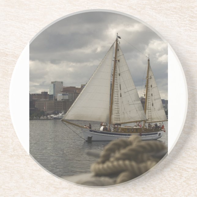 Knotensegeln Untersetzer (Vorne)