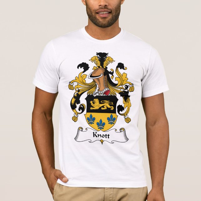 Knott Familienwappen T-Shirt (Vorderseite)