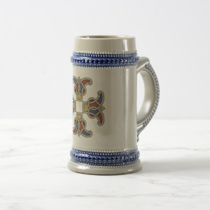 „Knotted Cross Design“ Bierkrug Bierglas