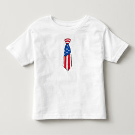 Knotted Krawatte American Flag 4. Juli Kleinkind T-shirt
