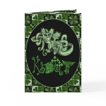 Knotty Celtic Knot Irish Dragon