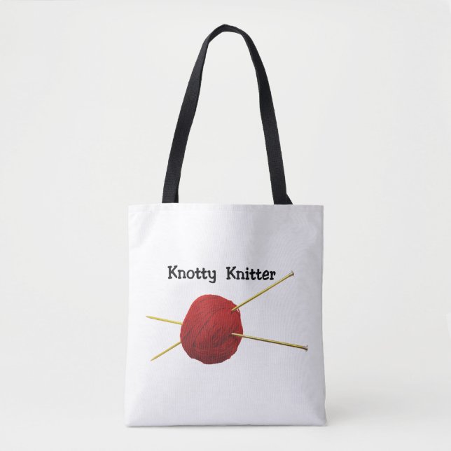 Knotty Knitter Tasche (Vorderseite)