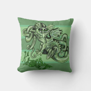 Knotty lil Dragon~Celtic Knot Pillow Kissen