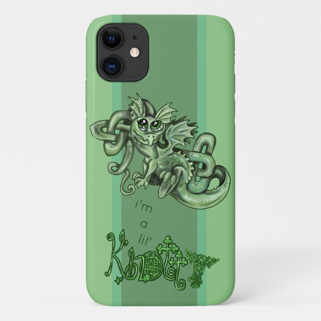 Knotty lil Dragon~keltische Knoten Case-Mate iPhone Hülle (Rückseite)