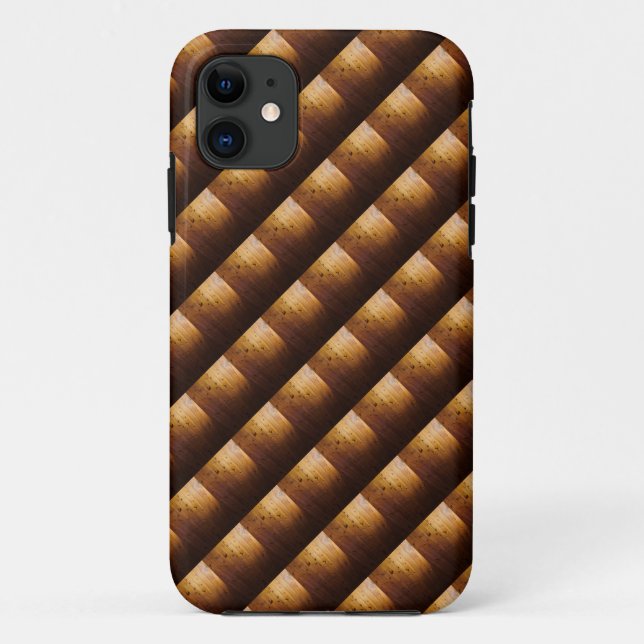 Knotty Pine Wood Look Fotografie Case-Mate iPhone Hülle (Rückseite)