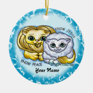 Know Jesus Christliche Verzierung Keramik Ornament