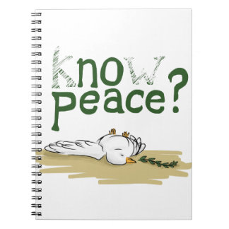 Know Peace Civil Rights Activist Journal Notizblock