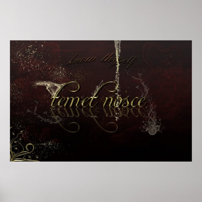Know Thyself Poster (Vorne)