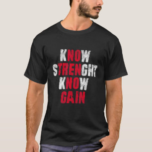 kNOw TREN kNOw GEWINNT Trenbolonacetat bodybuildi T-Shirt