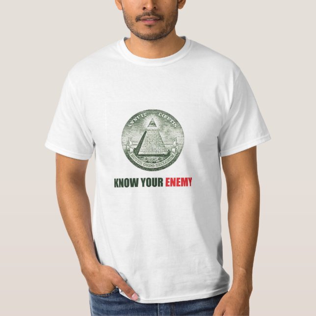 Know Your Enemy Illuminati T-Shirt (Vorderseite)