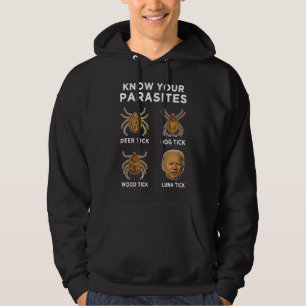 Know Your Parasites Anti Joe Biden.pnng Hoodie