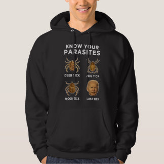 Know Your Parasites Anti Joe Biden.pnng Hoodie