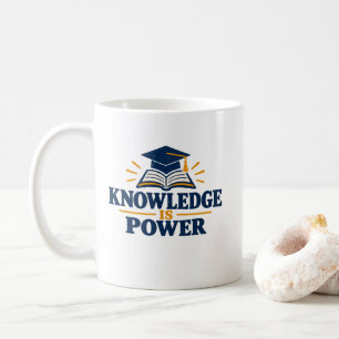Knowledge Is Power T-Shirt Kaffeetasse