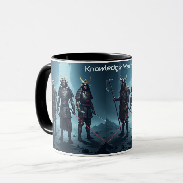 Knowledge Warriors Mug Tasse (Vorderseite Links)