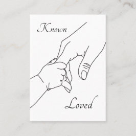 Known & Loved – Psalm 139 Pro-Life Prayer Card Platzkarte