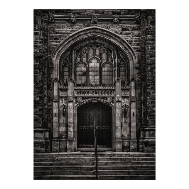 Knox College Eingang Nr. 1 Fotodruck (Vorne)