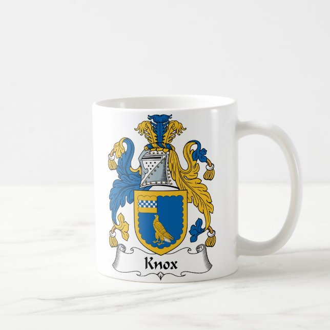 Knox Familienwappen Kaffeetasse (Rechts)