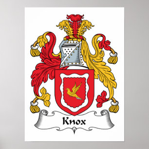Knox-Familienwappen Poster