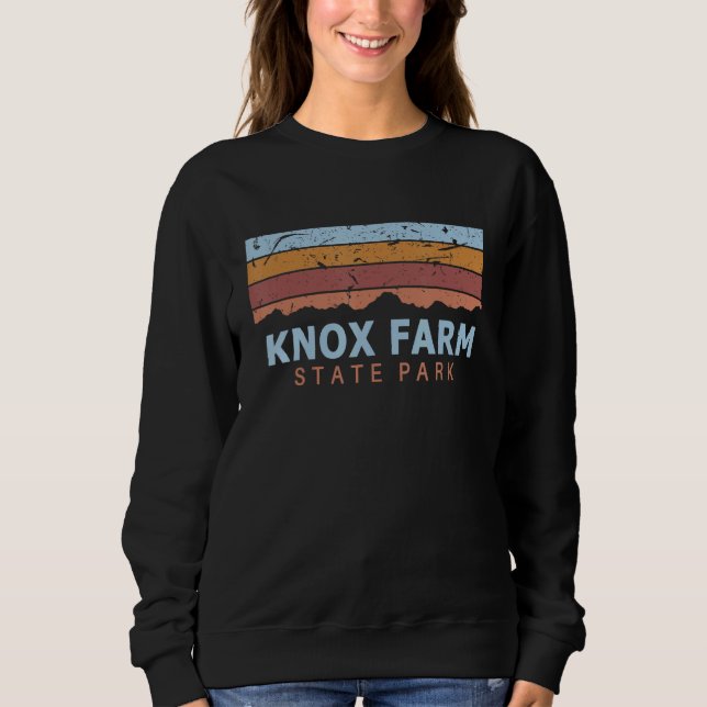 Knox Farm State Park New York Retro Cool Sweatshirt (Vorderseite)