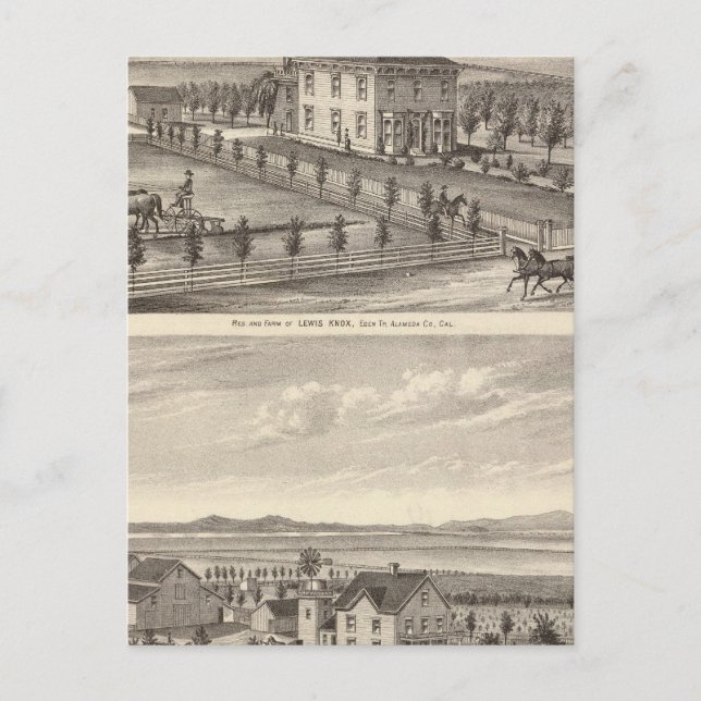 Knox, Stone Residenzen Postkarte (Vorderseite)